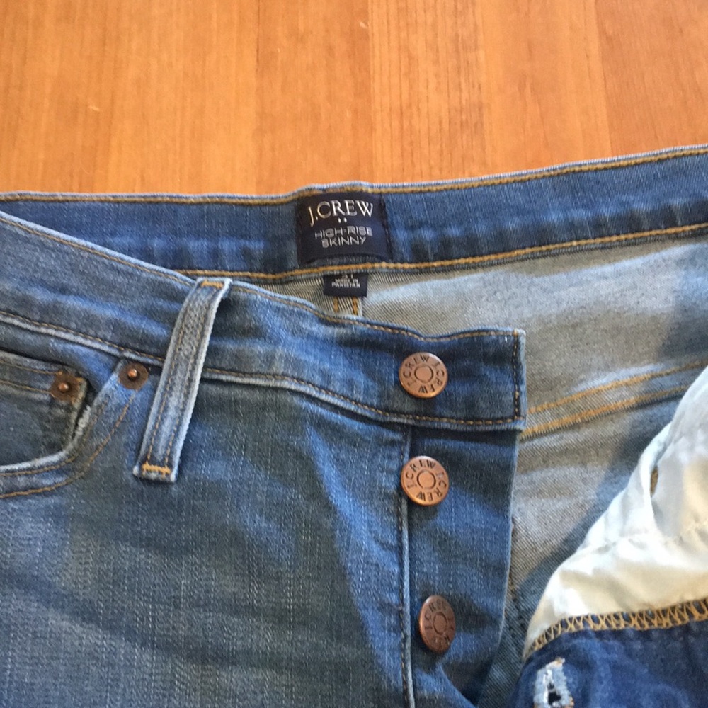 J Crew high rise skinny jeans